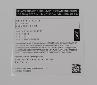 Case Labeling (00351662129739 Dexamethasone Case Label)